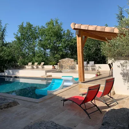 Gite Avec Piscine Privee Au Coeur D'une Foret De Chenes Proche De Vallon Pont D'arc Saint Alban Auriolles